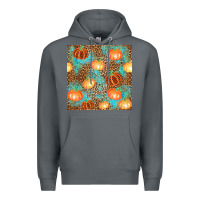 Rock plaid fall pumpkin seamless Premium Hoodie - AdoDesignShop