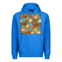 True Royal plaid fall pumpkin seamless Premium Hoodie - AdoDesignShop