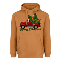 Meerkat merry christmas baby sheep trees with truck Heavyweight Hoodie - RanaPortraitStore