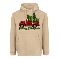 Mushroom merry christmas baby sheep trees with truck Heavyweight Hoodie - RanaPortraitStore