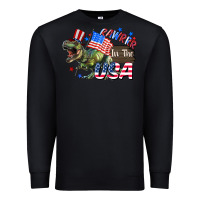 Black Rawrrr in the USA 4th of july Premium Sweatshirt - CowGirlArtShop
