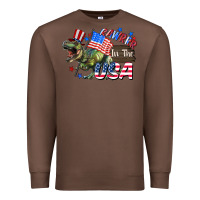 Chestnut Rawrrr in the USA 4th of july Premium Sweatshirt - CowGirlArtShop