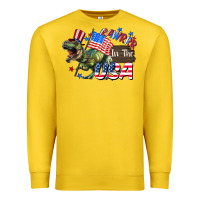 Lemon Rawrrr in the USA 4th of july Premium Sweatshirt - CowGirlArtShop