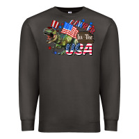 Smoke Rawrrr in the USA 4th of july Premium Sweatshirt - CowGirlArtShop