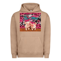 Pigment Burro be mine valentine's day pigs Urban Hoodie - Jasminsmagicworld
