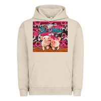 Pigment French Oak be mine valentine's day pigs Urban Hoodie - Jasminsmagicworld