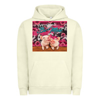 Pigment Pistachio be mine valentine's day pigs Urban Hoodie - Jasminsmagicworld