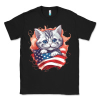 Black cat6 Classic Tee - Unal Design