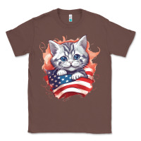 Chestnut cat6 Classic Tee - Unal Design