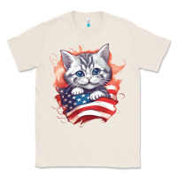 Natural cat6 Classic Tee - Unal Design