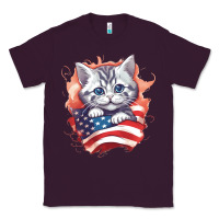 Plum cat6 Classic Tee - Unal Design