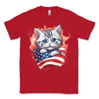 Red cat6 Classic Tee - Unal Design