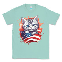 Seafoam cat6 Classic Tee - Unal Design