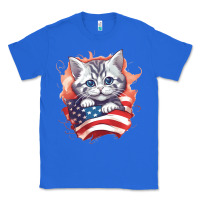 True Royal cat6 Classic Tee - Unal Design