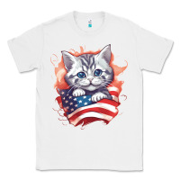White cat6 Classic Tee - Unal Design