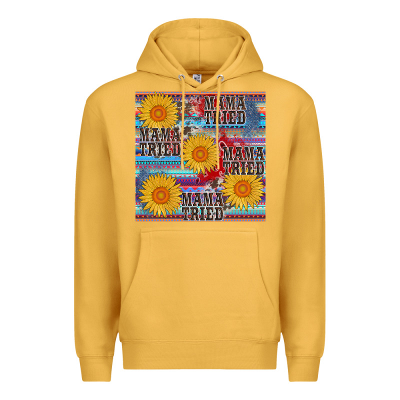 Mama Tried Seamless Premium Hoodie by AdoDesignShop | Teevron