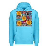 Ocean Blue mama tried seamless Premium Hoodie - AdoDesignShop