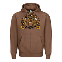 Chestnut football rainbow Zipper Hoodie - RanaPortraitStore