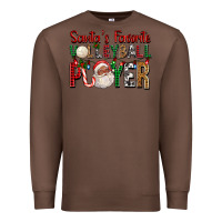 Chestnut afro santa's favorite volleyball player for christ Premium Sweatshirt - FaDigitalArtStudio