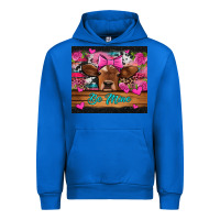 Cobalt be mine valentine's day cow Urban Hoodie - Jasminsmagicworld