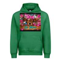 Emerald be mine valentine's day cow Urban Hoodie - Jasminsmagicworld