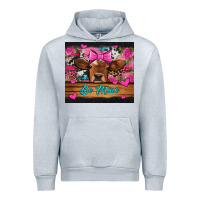 Heather Grey be mine valentine's day cow Urban Hoodie - Jasminsmagicworld