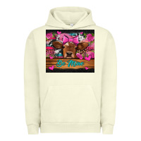 Pigment Pistachio be mine valentine's day cow Urban Hoodie - Jasminsmagicworld