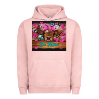 Pigment Salmon be mine valentine's day cow Urban Hoodie - Jasminsmagicworld