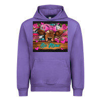 Tulip be mine valentine's day cow Urban Hoodie - Jasminsmagicworld