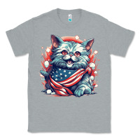 Heather Grey cat7 Classic Tee - Unal Design