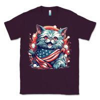 Plum cat7 Classic Tee - Unal Design