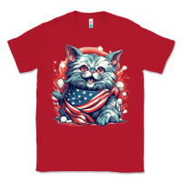Red cat7 Classic Tee - Unal Design