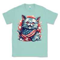 Seafoam cat7 Classic Tee - Unal Design