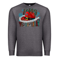 Charcoal Heather happy yeehawliday Premium Sweatshirt - CowhideDigitalArt