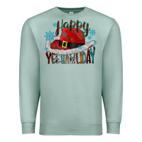 Seafoam happy yeehawliday Premium Sweatshirt - CowhideDigitalArt