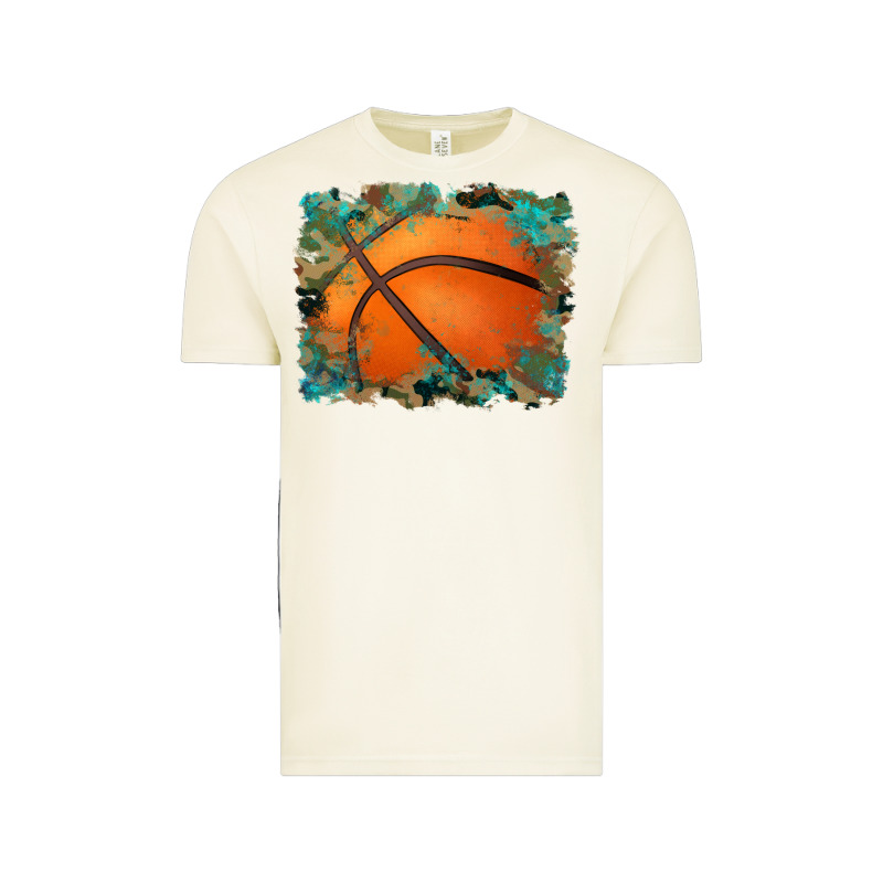 Sports Basketball Background Vintage Tee by Artiststas | Teevron