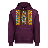 Mauve Wine Western Hampshire Sheep Mom Urban Hoodie - LillyAllenDesigns