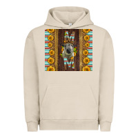 Pigment French Oak Western Hampshire Sheep Mom Urban Hoodie - LillyAllenDesigns
