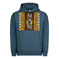 Pigment Midnight Navy Western Hampshire Sheep Mom Urban Hoodie - LillyAllenDesigns