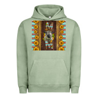 Pigment Oil Green Western Hampshire Sheep Mom Urban Hoodie - LillyAllenDesigns