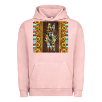 Pigment Salmon Western Hampshire Sheep Mom Urban Hoodie - LillyAllenDesigns