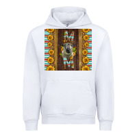 White Western Hampshire Sheep Mom Urban Hoodie - LillyAllenDesigns