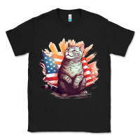 Black cat8 Classic Tee - Unal Design