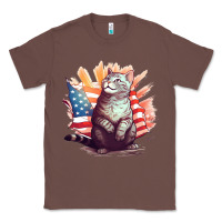 Chestnut cat8 Classic Tee - Unal Design