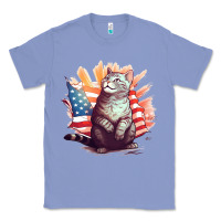 Colony Blue cat8 Classic Tee - Unal Design