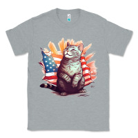 Heather Grey cat8 Classic Tee - Unal Design
