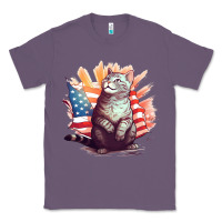 Lavender cat8 Classic Tee - Unal Design