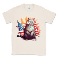 Natural cat8 Classic Tee - Unal Design