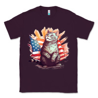 Plum cat8 Classic Tee - Unal Design