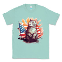 Seafoam cat8 Classic Tee - Unal Design